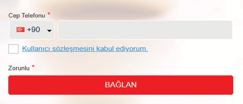Phone number field on the Wi-Fi sign-in page